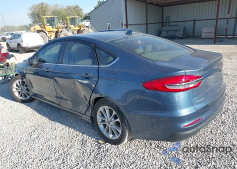 2019 Ford Fusion Se из США, поврежденный, VIN 3FA6P0HD7KR172662